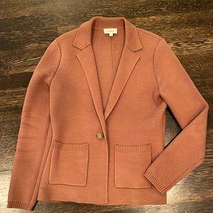 Lagence knit blazer w/ one button